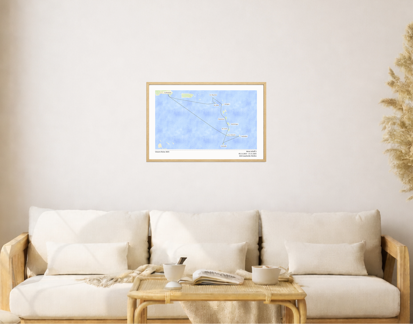 Poster deiner Kreuzfahrt - die perfekte Erinnerung