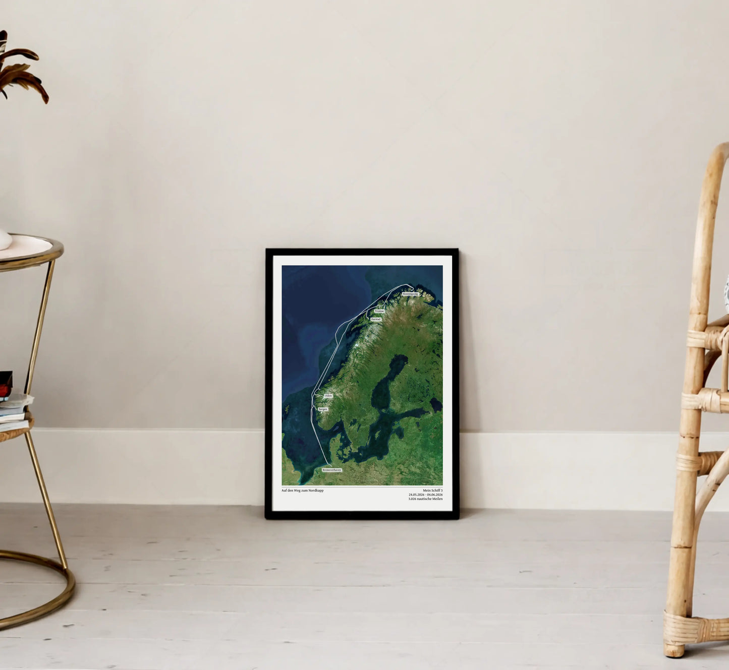 Poster deiner Kreuzfahrt - die perfekte Erinnerung