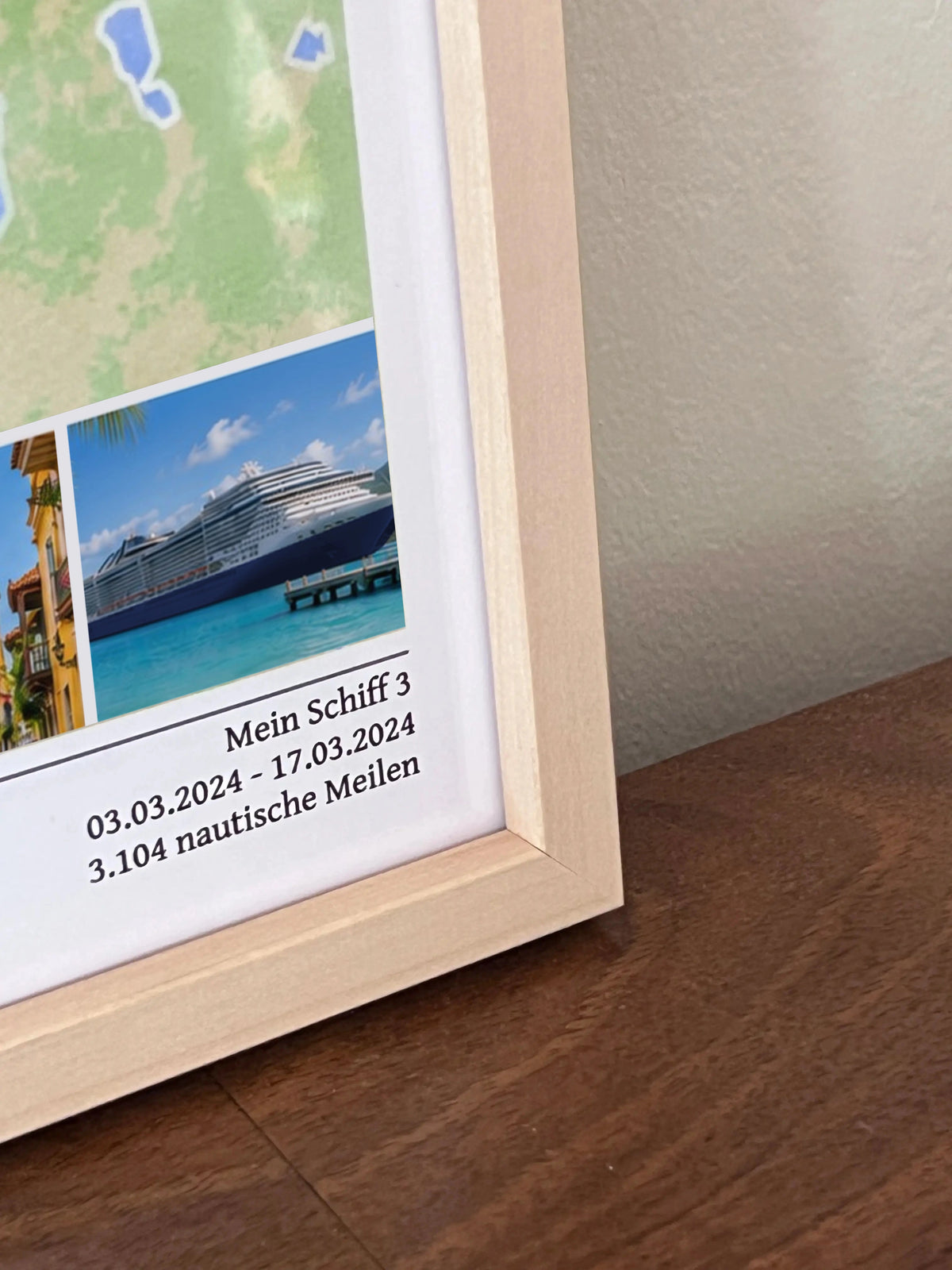 Foto-Routenposter deiner Kreuzfahrt - die perfekte Erinnerung